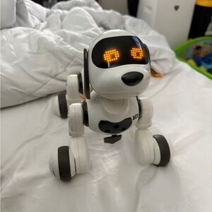 Deerc Robot Toy Dog Ace White Black Interactive remote control
